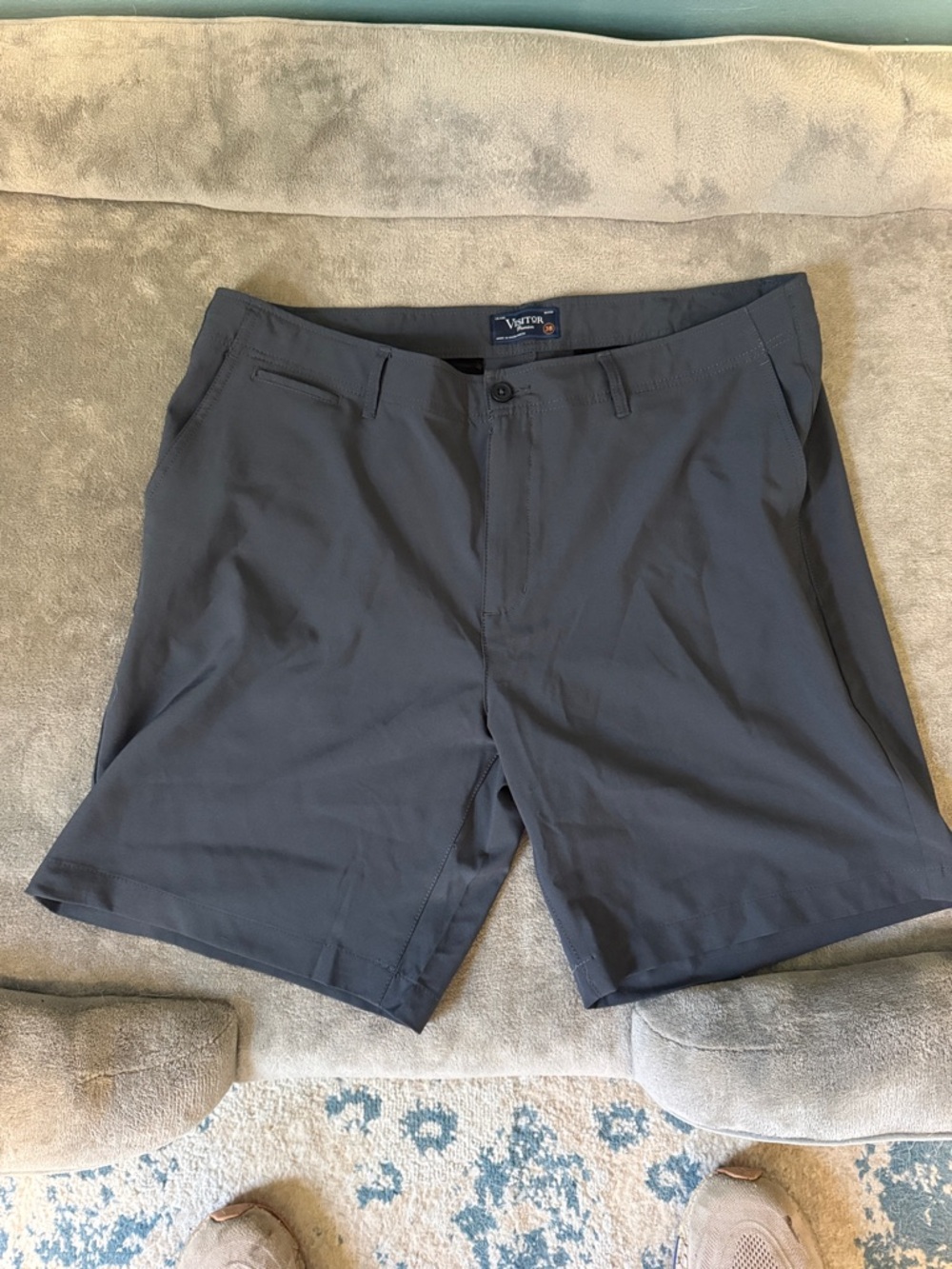 Visitor Brand Men's Navy Performance Shorts - 38